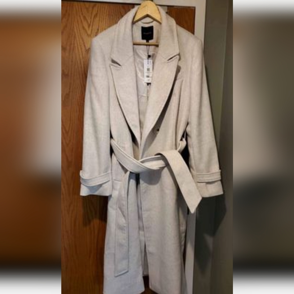 Brand new wool trench coat!